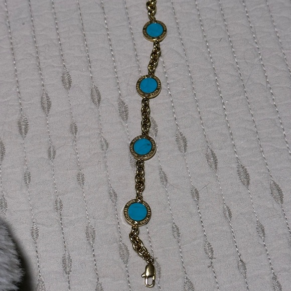 Michael Kors Gold and Turquoise Bracelet - Picture 3 of 6